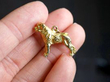 Yellow Gold Dog Charm/Pendant Close Up