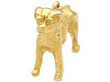 Vintage Gold Dog Pendant