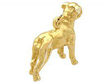 Vintage Gold Dog Pendant