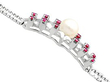 Vintage Ruby and Diamond Bracelet