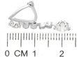 Old Cut Diamond Earring Size