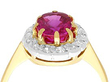 Vintage Ruby Dress Ring