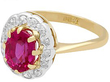Vintage Ruby Dress Ring
