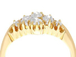 Small Diamond Dress Ring Gold