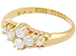 Small Diamond Dress Ring Gold