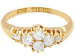 Small Diamond Dress Ring Gold