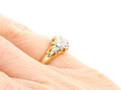 Small Diamond Dress Ring Gold