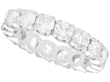 18ct white gold full eternity ring