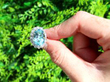 Vintage Aquamarine and Diamond Dress Ring Outside