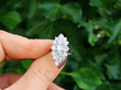 Marquise Shaped Multi Diamond Ring Outside