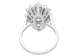 Marquise Shaped Multi Diamond Ring