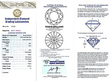 Vintage White Gold Diamond Cocktail Ring Certificate