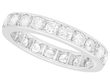 18ct White Gold Eternity Ring Vintage