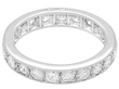 18ct White Gold Eternity Ring Vintage
