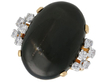 Star Onyx Ring with Diamonds