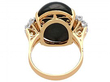 Star Onyx Ring with Diamonds back