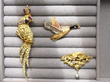 Yellow Gold and Gemstone Brooches