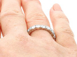 Diamond Band Being Worn