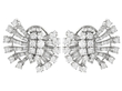 Platinum Art Deco Diamond Earrings UK