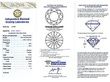 1970s Diamond Cluster Ring Certificate