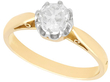 Old European Cut Diamond Solitaire Ring