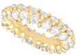 Double Row Diamond Eternity Ring