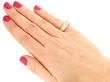Vintage 18ct Gold Diamond Ring on hand