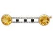 Antique Citrine Brooch in Gold