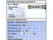 citrine brooch grading card
