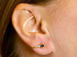 Cartier Sapphire Earrings in Gold