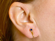 Cartier Sapphire Earrings in Gold
