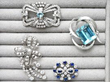 Gemstone Brooches