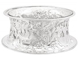 Antique Silver and Glass Dish Rings