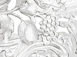 Silver Dish Ring Decoration