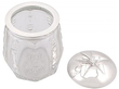 Antique Glass Jar with Silver Lid