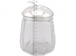 Antique Glass Jar with Silver Lid