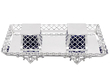 20th Century Silver Inkstand