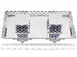 20th Century Silver Inkstand Size