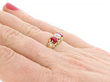 Victorian Ruby and Diamond Gold Ring