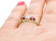 Victorian Ruby and Diamond Gold Ring
