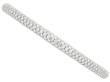 Vintage White Gold Diamond Bangle