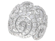 Vintage Diamond Dress Ring White Gold
