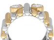 Vintage 2 Colour Gold Diamond Ring