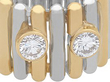 Vintage 2 Colour Gold Diamond Ring