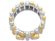 Vintage 2 Colour Gold Diamond Ring