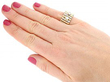 Vintage 2 Colour Gold Diamond Ring