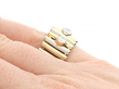Vintage 2 Colour Gold Diamond Ring