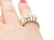 Vintage 2 Colour Gold Diamond Ring
