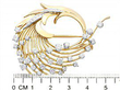 1950s Gold Diamond Brooch 