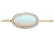 19th Century Opal Brooch